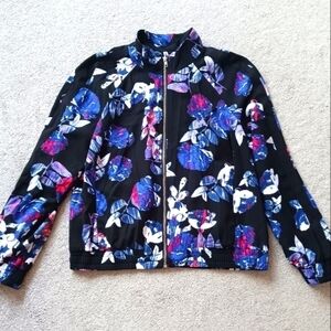 Belle+SKY Floral Bomber Style Jacket